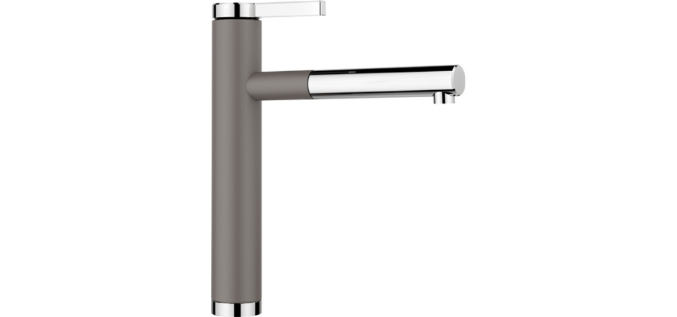 Blanco LINEE-S vulkánszürke/króm HD 526956 Gránit csaptelep Blanco LINEE-S vulkánszürke/króm HD 526956 Gránit csaptelep