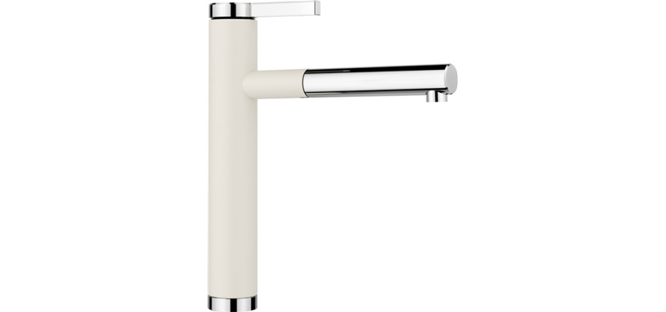 Blanco LINEE-S törtfehér/króm HD 526957 Gránit csaptelep Blanco LINEE-S törtfehér/króm HD 526957 Gránit csaptelep