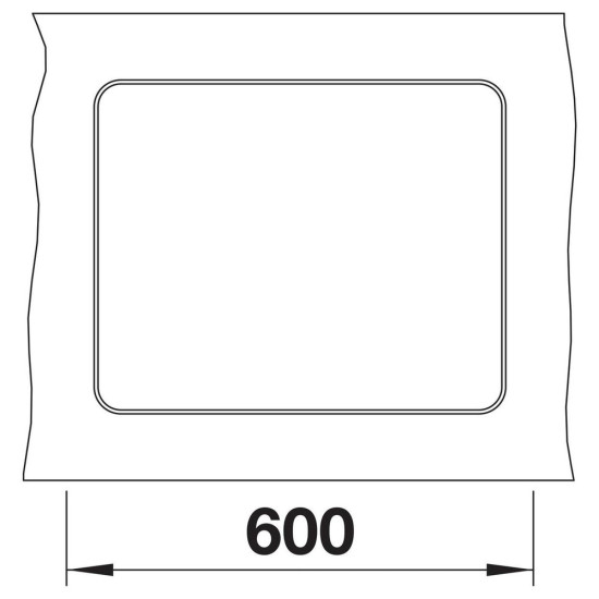 Blanco ETAGON 500-F SILGRANIT mosogató, törtfehér 527074 Gránit mosogatótálca