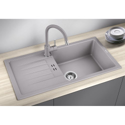 Blanco FAVUM XL 6 S SILGRANIT mosogató, törtfehér 527084 Gránit mosogatótálca