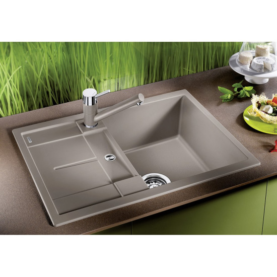 Blanco METRA 45 S Compact SILGRANIT mosogató, törtfehér 527103 Gránit mosogatótálca