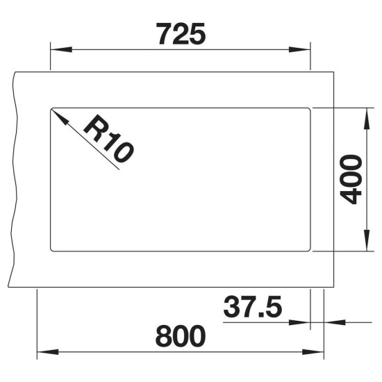 Blanco SUBLINE 430/270-U SILGRANIT mosogató, balos, törtfehér 527167 Gránit mosogatótálca