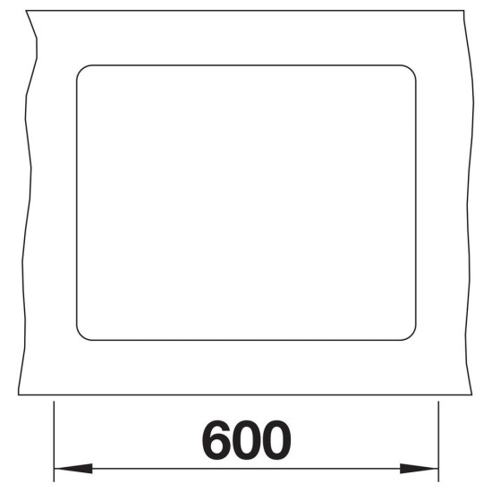 Blanco SUBLINE 500-F SILGRANIT mosogató, vulkánszürke 527352 Gránit mosogatótálca