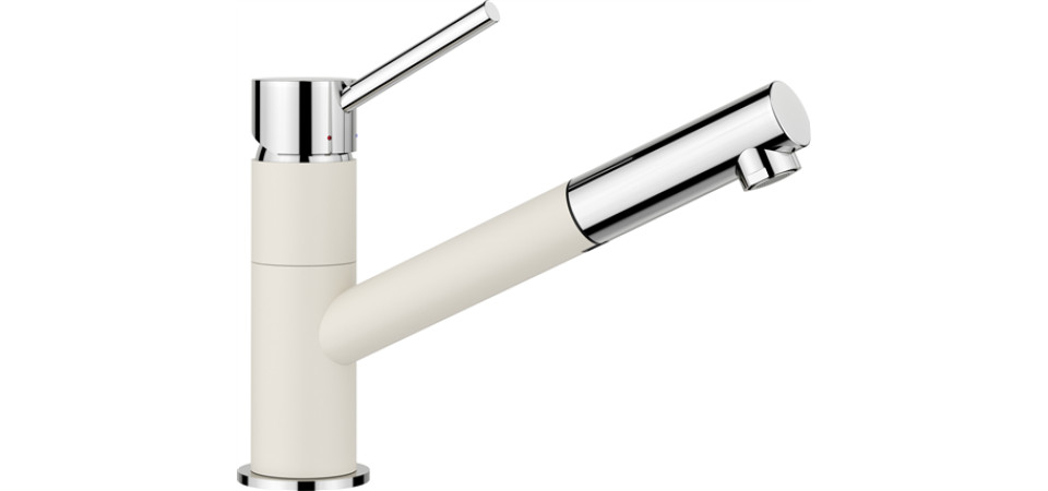 Blanco KANO-S törtfehér/króm ND 527655 Gránit csaptelep Blanco KANO-S törtfehér/króm ND 527655 Gránit csaptelep