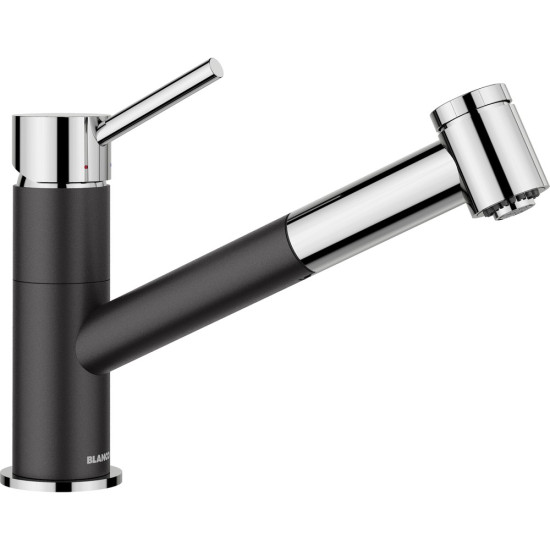 Blanco KANO-S Vario kihúzható fejes csaptelep, antracit/króm, SILGRANIT-Look, HD 527962 Gránit csaptelep