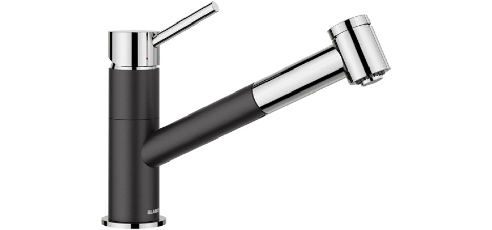 Blanco KANO-S Vario fekete/króm HD 527963 Gránit csaptelep Blanco KANO-S Vario fekete/króm HD 527963 Gránit csaptelep