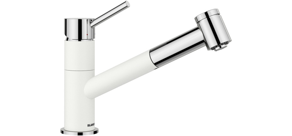 Blanco KANO-S Vario fehér/króm HD 527964 Gránit csaptelep Blanco KANO-S Vario fehér/króm HD 527964 Gránit csaptelep