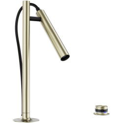 Blanco LUNEOO-S, kihúzható fejes csaptelep, satin gold, HD 527974 Gránit csaptelep