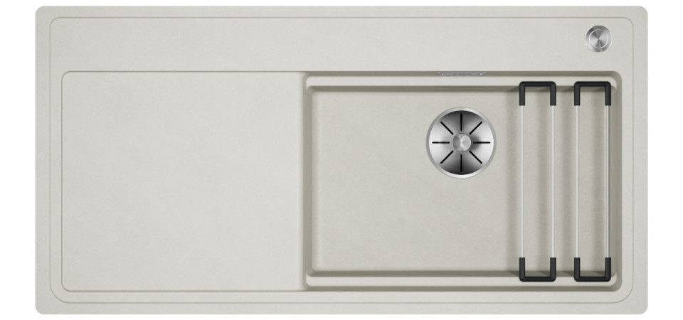 Blanco ETAGON XL 6S-F törtfehér tart., exc. SZINTBE ÉPÍTÉS 528107 Gránit mosogatótálca