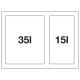 Blanco SELECT II Big 60/2 hulladéktároló rendszer 528147 Beépíthető hulladéktároló