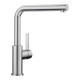 Blanco LANORA ECO csaptelep, tömör szálcsiszolt rozsdamentes acél, HD 528151 Gránit csaptelep