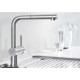 Blanco LINUS-S ECO kihúzható fejes csaptelep króm, HD 528152 Gránit csaptelep