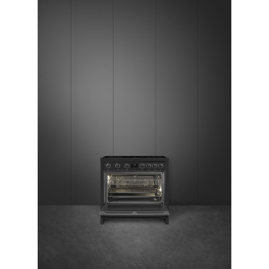 Smeg SMEG SZABADONÁLLÓ TŰZHELY B95IMAN9 Vasmagos tűzhely