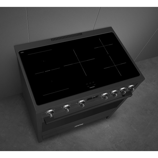 Smeg SMEG SZABADONÁLLÓ TŰZHELY B95IMAN9 Vasmagos tűzhely