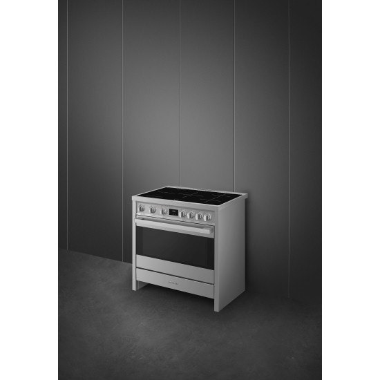 Smeg SMEG SZABADONÁLLÓ TŰZHELY B95IMX9 Vasmagos tűzhely