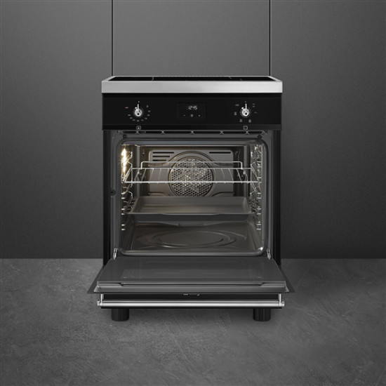 Smeg SMEG SZABADONÁLLÓ TŰZHELY C6IMBLT2 Vasmagos tűzhely