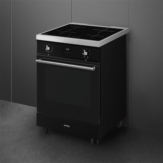 Smeg SMEG SZABADONÁLLÓ TŰZHELY C6IMBLT2 Vasmagos tűzhely