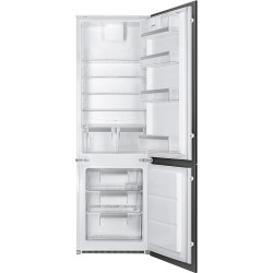 Smeg SMEG BEÉPÍTHETŐ HŰTŐ, 54x178 cm, fordítható ajtó, fehér C81721EI Egyajtós hűtőszekrény