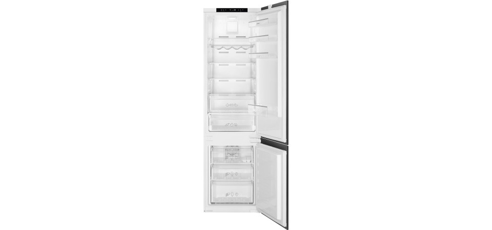 SMEG SMEG C8194 beépíthető hűtő C8194TNE Beépíthető kombinált alul fagyasztós hűtő SMEG SMEG C8194 beépíthető hűtő C8194TNE Beépíthető kombinált alul fagyasztós hűtő
