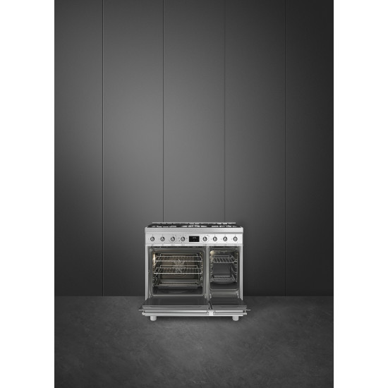 SMEG SZABADONÁLLÓ TŰZHELY C92GMX2 Kombinált tűzhely