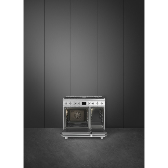 SMEG SZABADONÁLLÓ TŰZHELY C92GMX2 Kombinált tűzhely