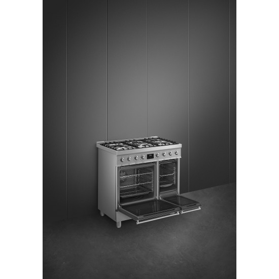 SMEG SZABADONÁLLÓ TŰZHELY C92GMX2 Kombinált tűzhely