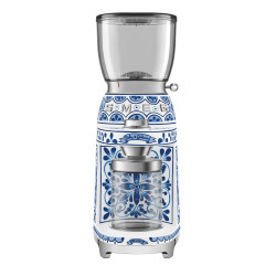 Smeg SMEG KÁVÉDARÁLÓ, retro, D&G Blu Mediterraneo CGF01DGBEU Tejhabosító