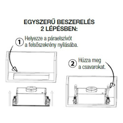 Evido EVIDO MOVE 60 beépíthető páraelszívó CHB6MB.1 Aláépíthető páraelszívó