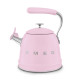 Smeg SMEG VÍZFORRALÓ TEÁSKANNA, retro, síppal, rózsaszín CKLW2001PK Vízforraló