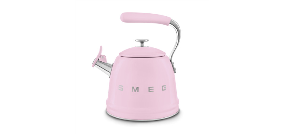 Smeg SMEG VÍZFORRALÓ TEÁSKANNA, retro, síppal, rózsaszín CKLW2001PK Vízforraló
