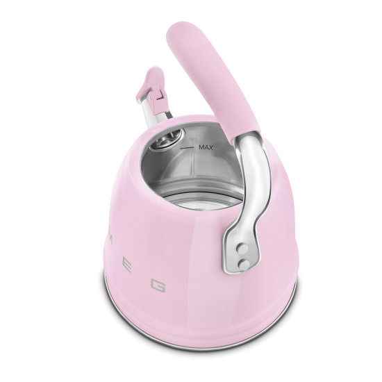 Smeg SMEG VÍZFORRALÓ TEÁSKANNA, retro, síppal, rózsaszín CKLW2001PK Vízforraló