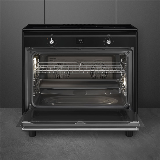 Smeg SMEG SZABADONÁLLÓ TŰZHELY CX91IMBL Vasmagos tűzhely