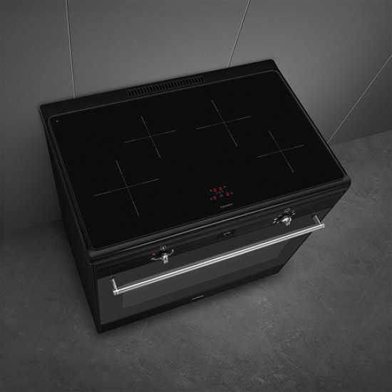 Smeg SMEG SZABADONÁLLÓ TŰZHELY CX91IMBL Vasmagos tűzhely