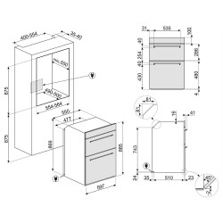 Smeg SMEG DUPLA HŐLÉGKEVERÉSES SÜTŐ DOSF6300X Beépíthető villany sütő