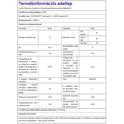 Evido EVIDO AQUALIFE 60 teljesen integrált mosogatógép DW65I.2 Beépíthető 12-15 terítékes mosogatógép