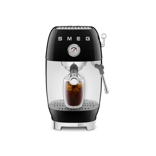 Smeg SMEG ESPRESSO KÁVÉFŐZŐ COLD BREW FUNKCIÓVAL, retro, fekete ECF03BLEU Kávéfőző
