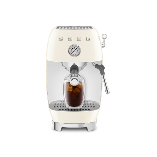 Smeg SMEG ESPRESSO KÁVÉFŐZŐ COLD BREW FUNKCIÓVAL, retro, bézs ECF03CREU Kávéfőző