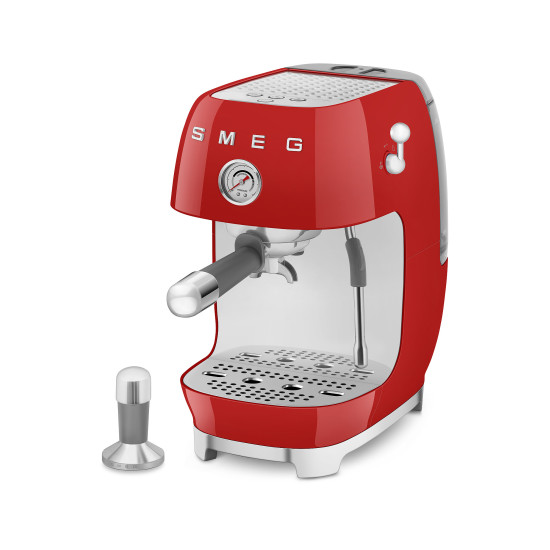 Smeg SMEG ESPRESSO KÁVÉFŐZŐ COLD BREW FUNKCIÓVAL, retro, piros ECF03RDEU Kávéfőző