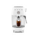 Smeg SMEG ESPRESSO KÁVÉFŐZŐ COLD BREW FUNKCIÓVAL, retro, fehér ECF03WHEU Kávéfőző
