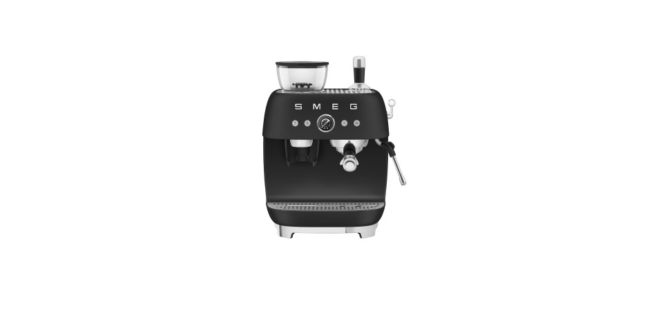 Smeg SMEG EGF03 őrlővel kombinált espresso kávéfőző EGF03BLMEU Kávéfőző