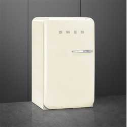 Smeg SMEG HAPPY BAR, retro, 54,5x98 cm, bal oldali pántok, bézs FAB10HLCR6 Egyajtós hűtőszekrény