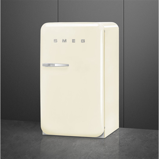 Smeg SMEG HAPPY BAR, retro, 54,5x98 cm, jobb oldali pántok, bézs FAB10HRCR6 Egyajtós hűtőszekrény