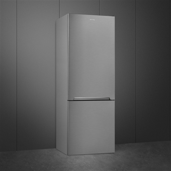 Smeg SMEG SZABADONÁLLÓ HŰTŐ ÉS FAGYASZTÓ, 70,5x202 cm, inox FC48XNE Egyajtós hűtőszekrény