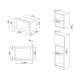Smeg SMEG BEÉPÍTHETŐ MIKROHULLÁMÚ SÜTŐ FMI025B3 Beépíthető villany sütő