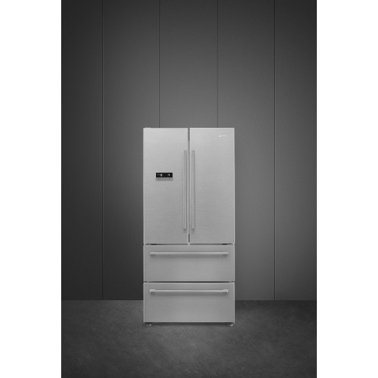 Smeg SMEG SZABANONÁLLÓ HŰTŐ ÉS FAGYASZTÓ FQ55FXDE Egyajtós hűtőszekrény