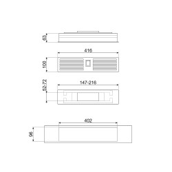 Smeg SMEG ZSÍRSZŰRŐ domino páraelszívóhoz (KDH12WLD), 1 db GRIDKDH12 Borospohár tartó mosogatógéphez
