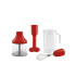 SMEG BOTMIXER, 50-es évek retro design,piros, kiegészítő HBAC01RD Rúd mixer