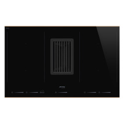 SMEG SMEG Dolce Stil Novo HOBD682 páraelszívóval integrált indukciós főzőlap HOBD682R1 Beépíthető főzőlap integrált páraelszívóval