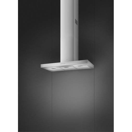 Smeg SMEG UNIVERSALE design T-shape fali páraelszívó KBCT900XE Kürtős páraelszívó
