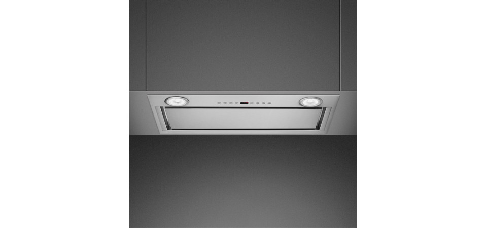 Smeg SMEG UNIVERSALE design beépíthető páraelszívó, 52 cm, inox KICGR52X2 Kürtős páraelszívó